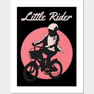 LITTLE RIDER GIFT FOR WHO LOVES BICYCLES Posters and Art